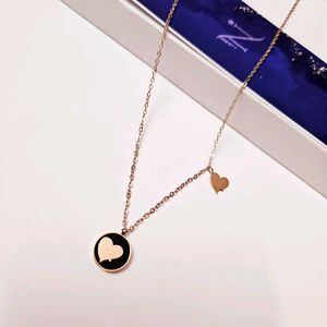 Heart On Black MOP Necklace