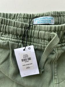 Kids Olive Cargo Pants