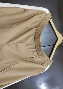 Tan Color Casual Trouser Pants For 36 Waist