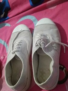 White Canvas Sneakers