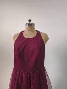 Maroon Gown