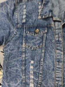 Distressed Denim Jacket