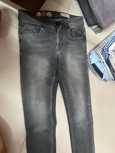 Gray Denim Jeans