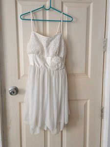 White Floral Dress