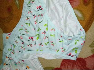 Floral Print Bralette Set - Size Small