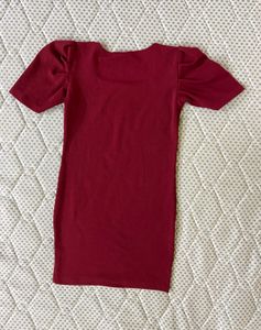 Maroon Mini-Dress🌹🍷