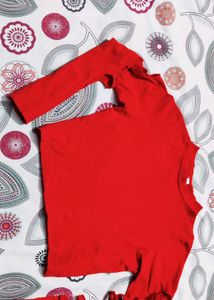 Red Crop Top