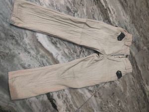 Crinkled Beige kids  jeans 👖