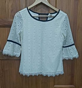 Premium Lace Bell Sleeve Top