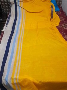 Haldi /mustard/yellow Colour Women Saree