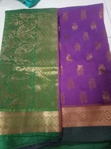 Festive Wear Zari Cotton Saree