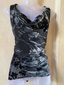 Y2K Cowl Neck Top