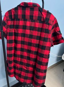 Red &amp; Black Plaid Shirt