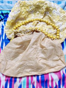 light weight yellow handbag