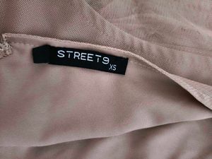 ..STREET 9 Women Pink Solid Peplum Top