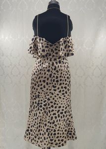 Korean Leopard Print Dress...