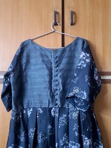 XL Dark Grey Ethnic Gown