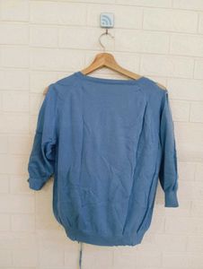 Korean Style Blue Top