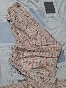 Floral Print Kurta And Shalwar