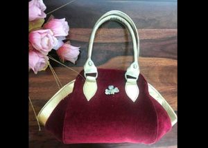 Elegant Maroon Handbag