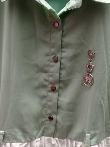 Mint Green Layered Dress