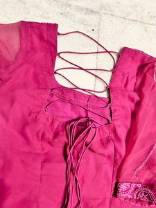 Ready Wear Shalwar  With Narrow Pant &amp; Dupatta Set