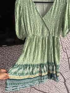 Zudio Green Dress M