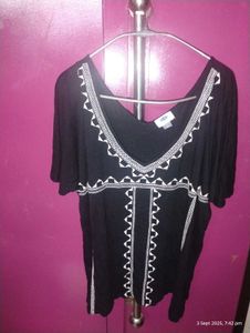 Black Color Beautiful Fancy Top