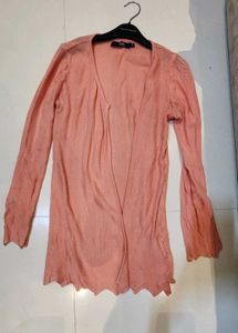 Allen Solly Peach Shrug