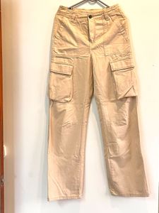 Beige Cargo Pants