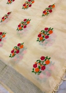 Floral Embroidered Sareee