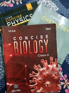 Class 10 ICSE Physics Chemistry Biology Books