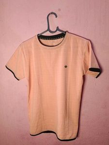 Peach Striped T-Shirt