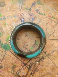 Unique Bangle Bracelet with metal details