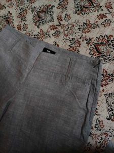Low Waist Grey Trousers
