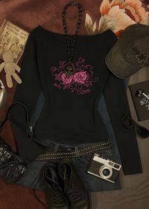 Y2k/Gothic top for winters