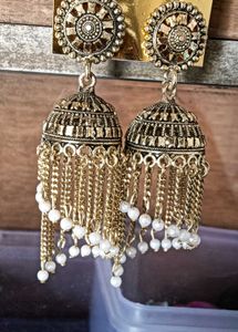 2 combo Long Earrings
