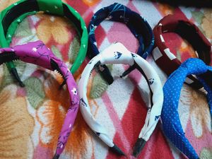 Multicolour Set Of 6 Hairbands