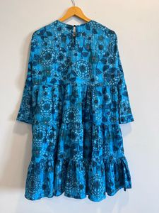 Zara-Floral Tiered Mini Dress