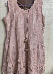 Elegant Peach Anarkali