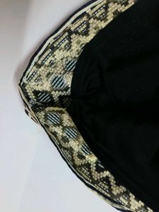 Partywear White Gold Top