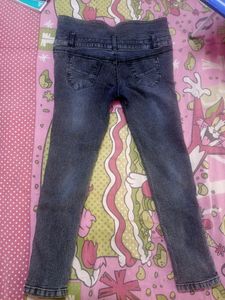 High Weist Scratch Jean