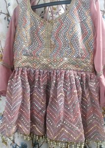 Beautiful Peplum Top , Skirt N Dupatta
