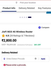 Jio WiFi Router
