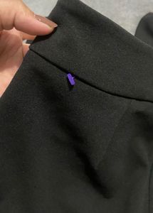 black gold straight trouser