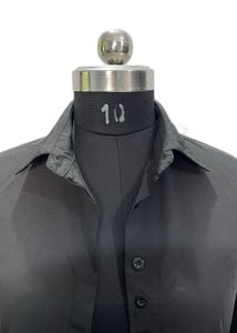 Classic Black Button-Down Shirt