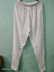 White Embellished Tauzar