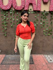 Green Straight Leg Pants