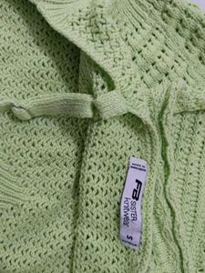 Lime Green Crochet Tank Top
