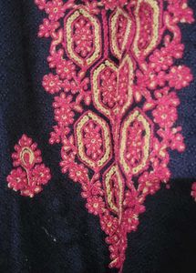 Elegant Navy Blue Kaftan